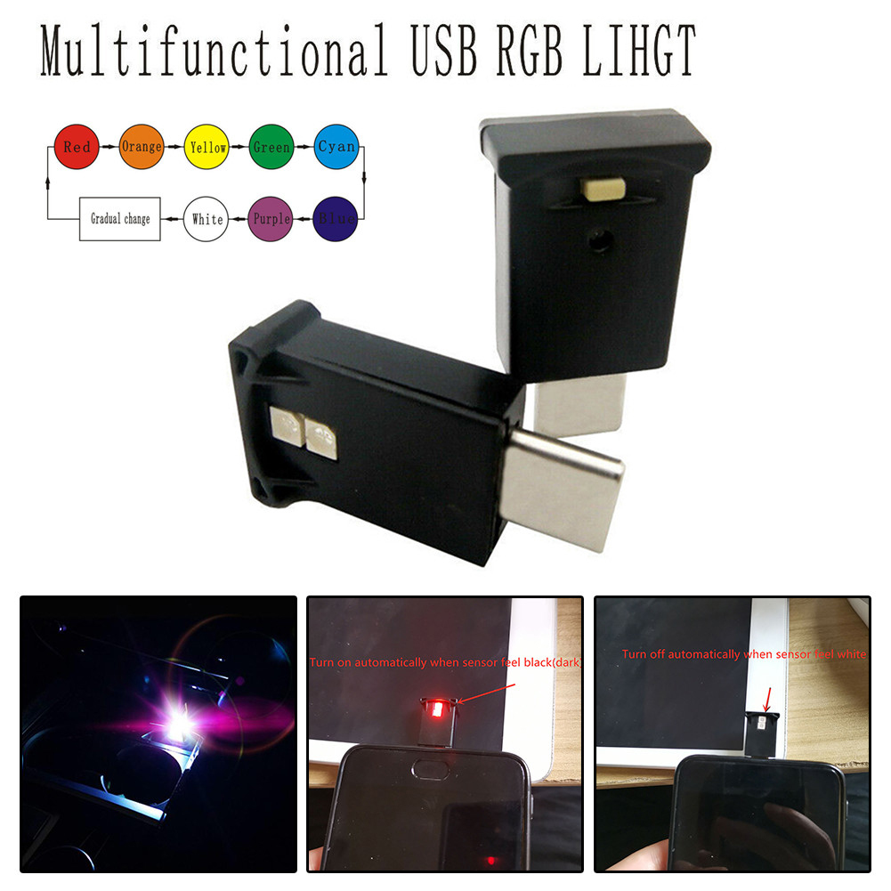 Car Interior Neon Light Usb - โคมไฟ LED ภายใน USB-C 1ชิ้นโคมไฟนีออนสร้างบรรยากาศสำหรับรถยนต์ขนาดกะทัดรัดและน้ำหนักเบาสำหรับโต๊ะข้างเตียงในร่มและกลางแจ้งชิ้นส่วน