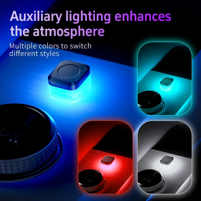 Car Interior Led Strip App Control - ไฟ LED สำหรับรถยนต์แบบเสียบ USB 1 ชิ้น