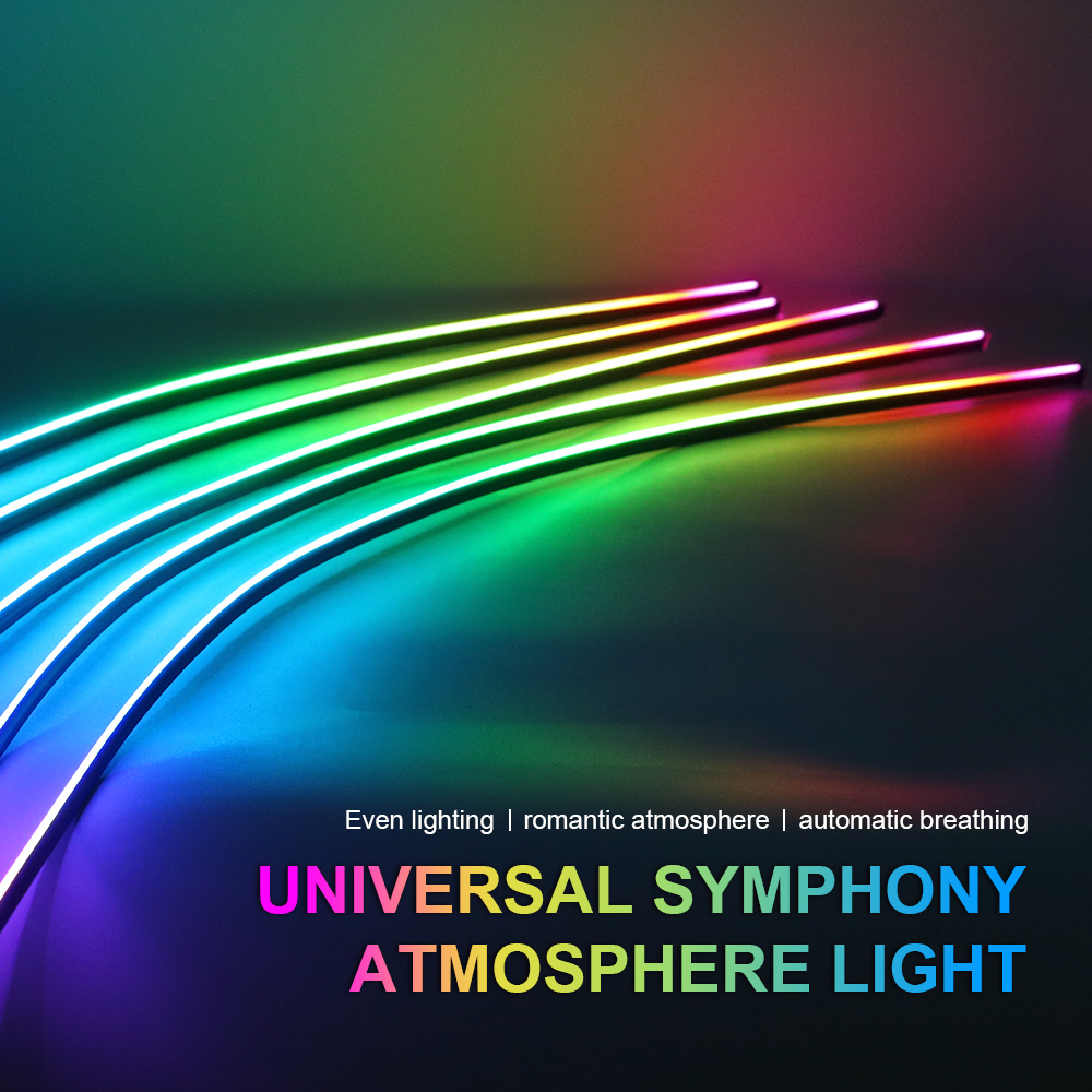 Car Dashboard Light Fiber Optic - RGB LED แสงบรรยากาศ Symphony Hiasan Interior