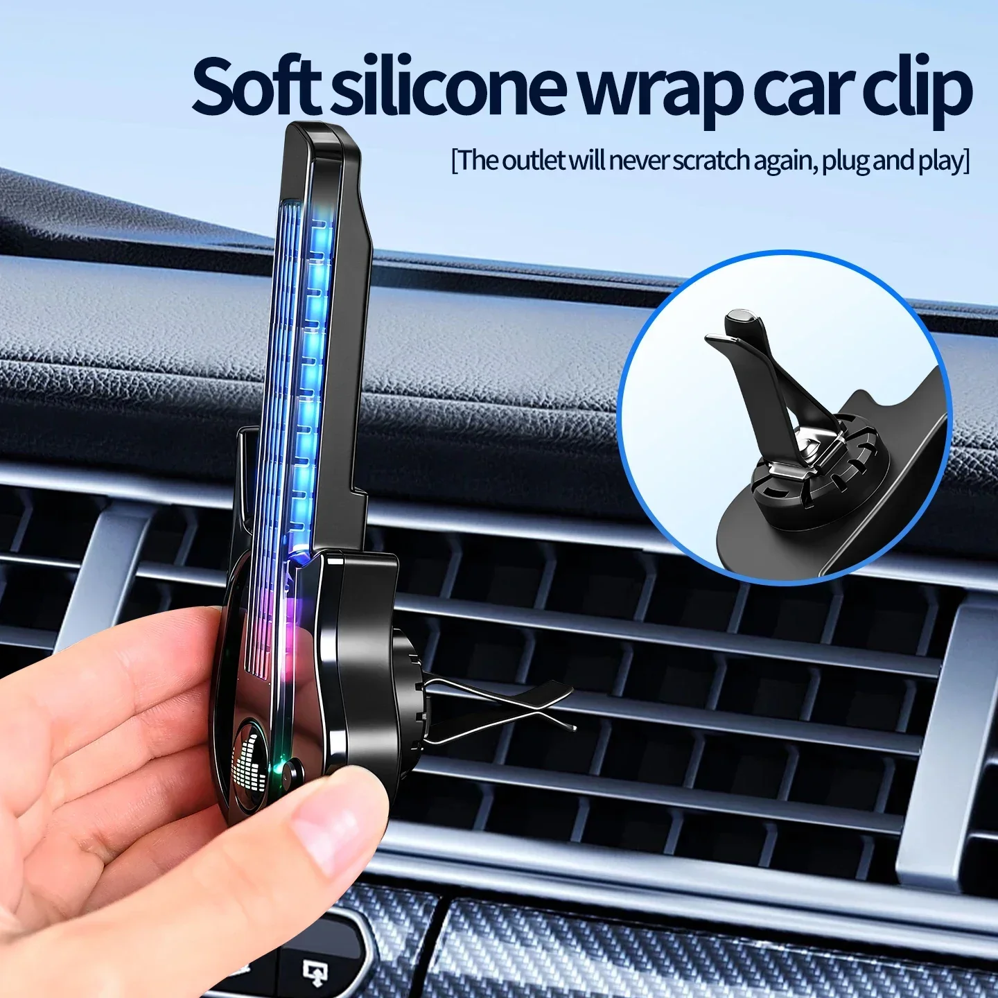 โคมไฟ LED ที่เปลี่ยนสีตามจังหว - Car Ambient Light Sound Activated บทวิจารณ์และราคา