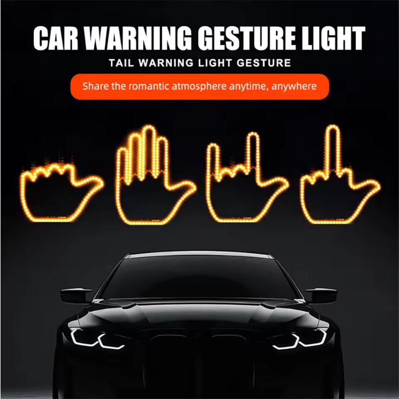 รถ LED ไฟนิ้วมือรถตลกภายในพร้อ - Car Ambient Light Kit With Remote บทวิจารณ์และราคา