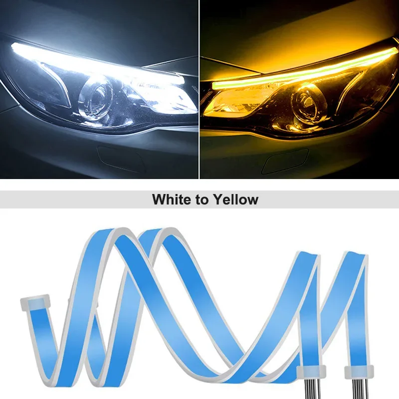 1 คู่ 12V LED DRL รถไฟวิ่งกลาง - Car Led Strip 12V Waterproof บทวิจารณ์และราคา