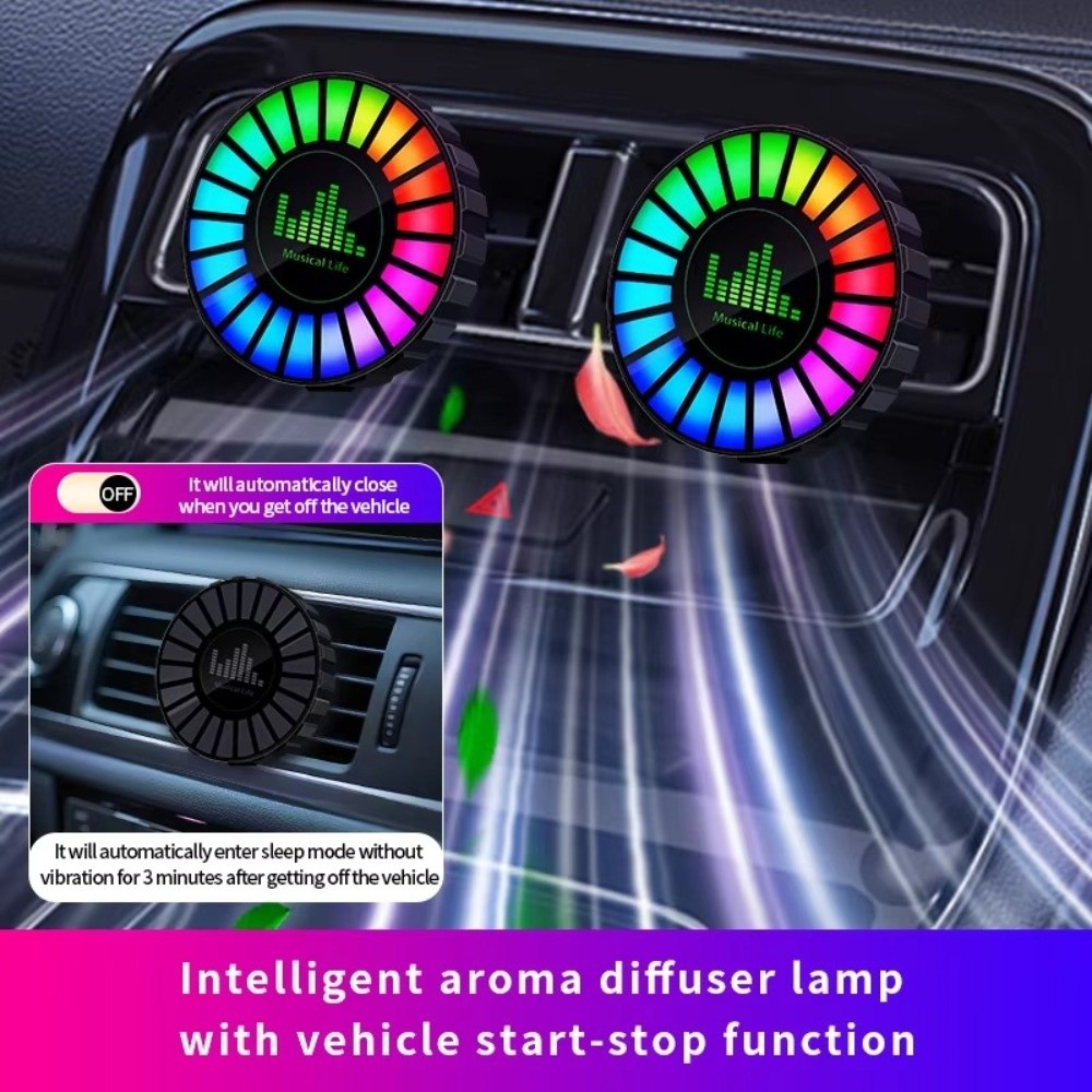 ไฟตกแต่งภายในรถยนต์แบบชาร์จไฟไ - Car Ambient Light Sound Activated บทวิจารณ์และราคา
