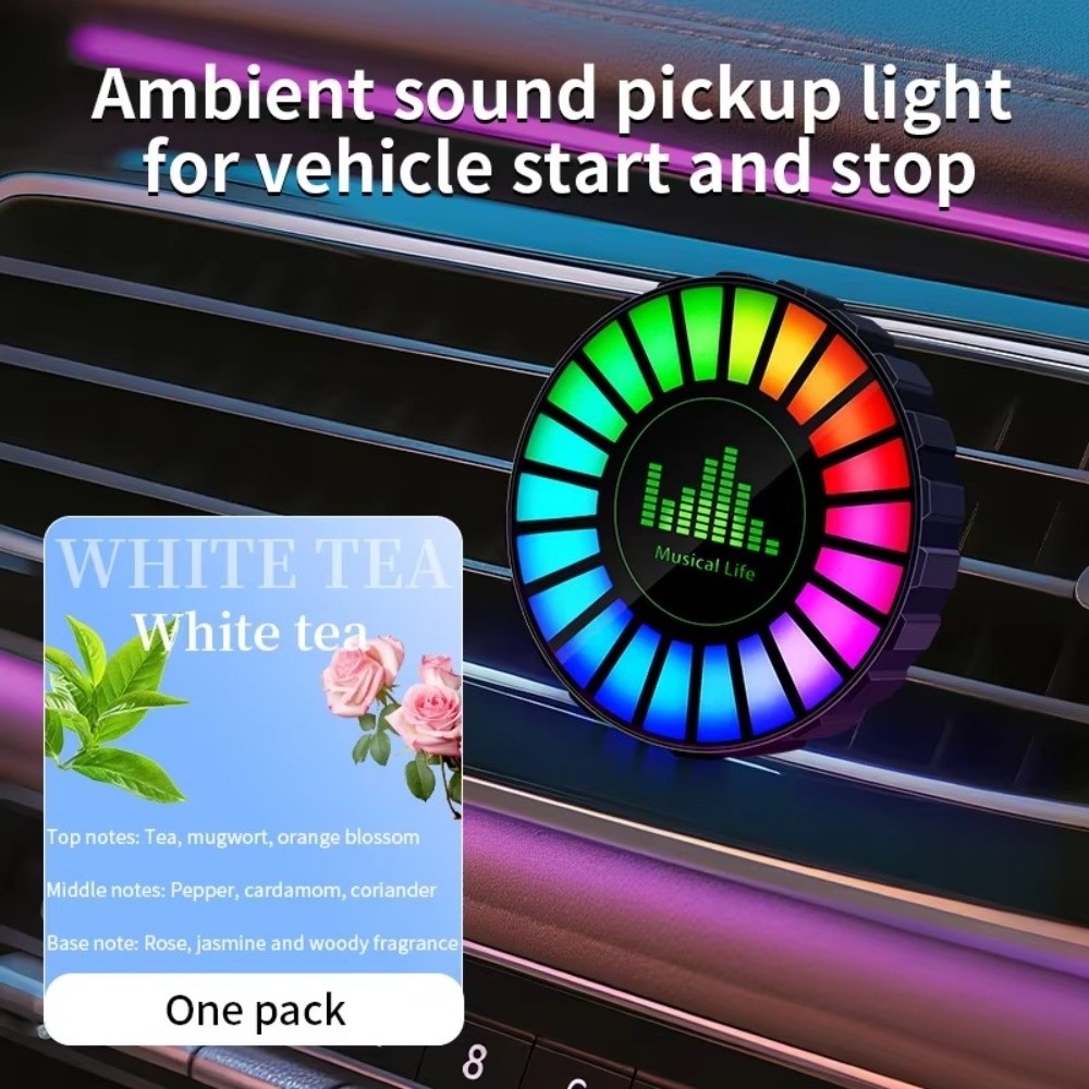 ไฟตกแต่งภายในรถยนต์แบบชาร์จไฟไ - Car Ambient Light Sound Activated บทวิจารณ์และราคา