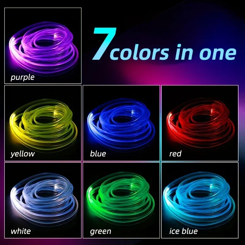 ไฟบรรยากาศภายในรถยนต์ 5V ไฟเย็ - Car Interior Neon Light Usb บทวิจารณ์และราคา