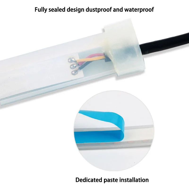 2 ชิ้นรถ DRL ยืดหยุ่นไฟหน้ากัน - Car Led Strip 12V Waterproof บทวิจารณ์และราคา