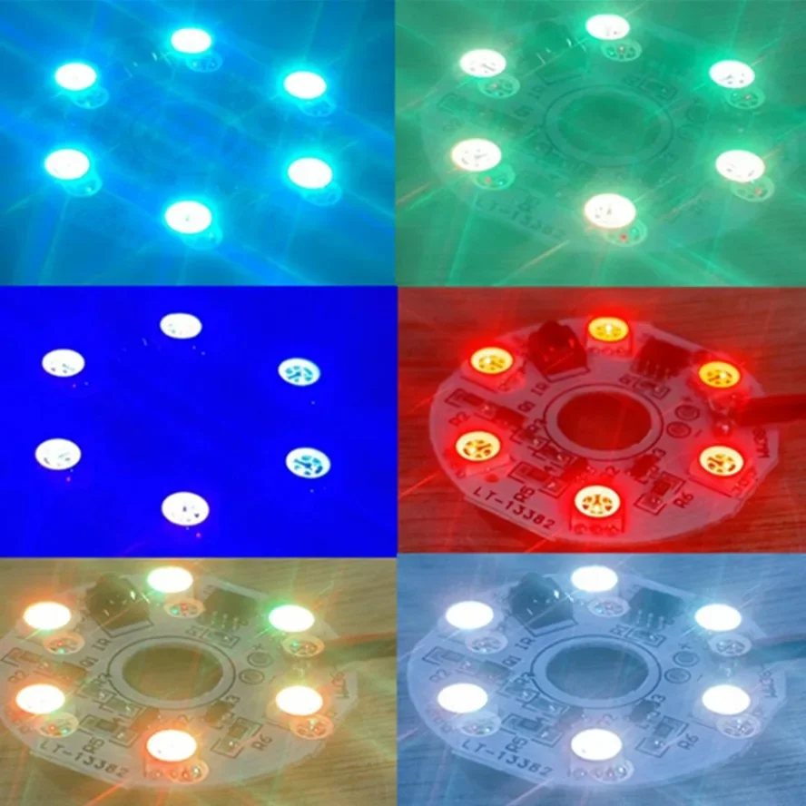 1 ชุด 5V RGB ไฟ LED แผ่นควบคุม - Car Ambient Light Kit With Remote บทวิจารณ์และราคา