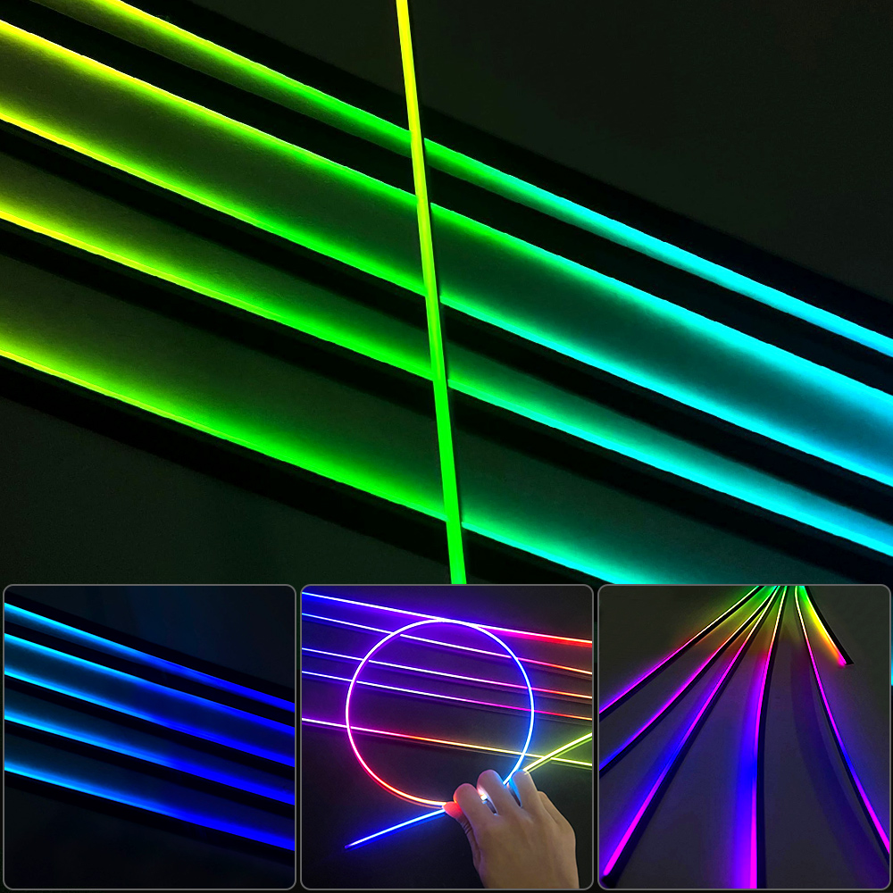 18 in 1 64 สี RGB Symphony รถ  - Car Ambient Lighting 64 Color บทวิจารณ์และราคา