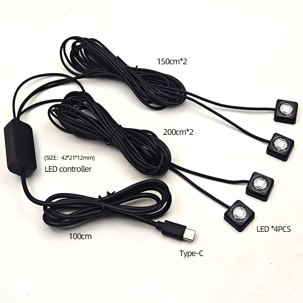 ไฟใต้ที่นั่งในรถยนต์แบบเสียบ T - Car Footwell Light Rgb Bluetooth บทวิจารณ์และราคา