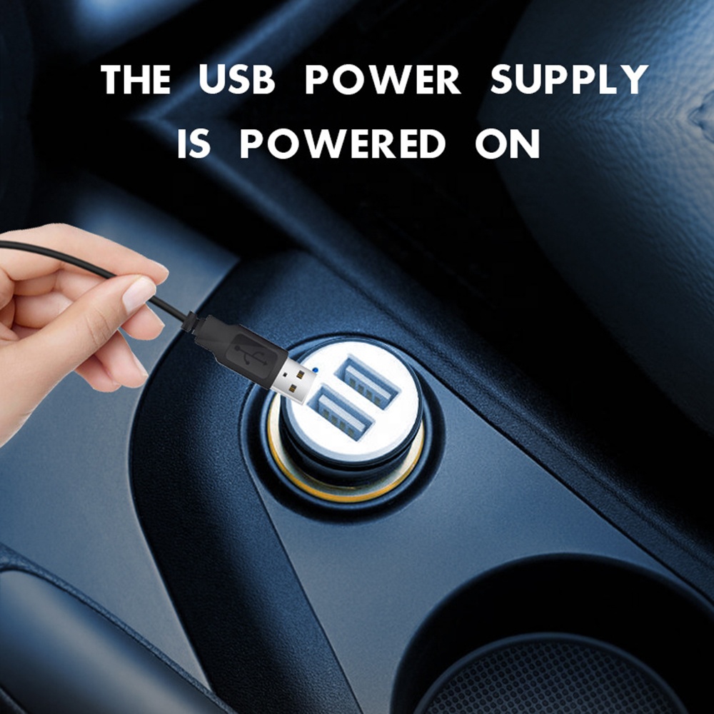 ไฟแถบ LED ตกแต่งภายในรถยนต์ คว - Car Dashboard Light Fiber Optic บทวิจารณ์และราคา
