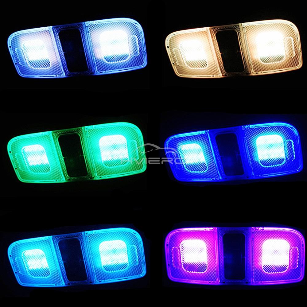 2X Auto ตกแต่งภายใน LED T10 W5 - Car Ambient Light Kit With Remote บทวิจารณ์และราคา