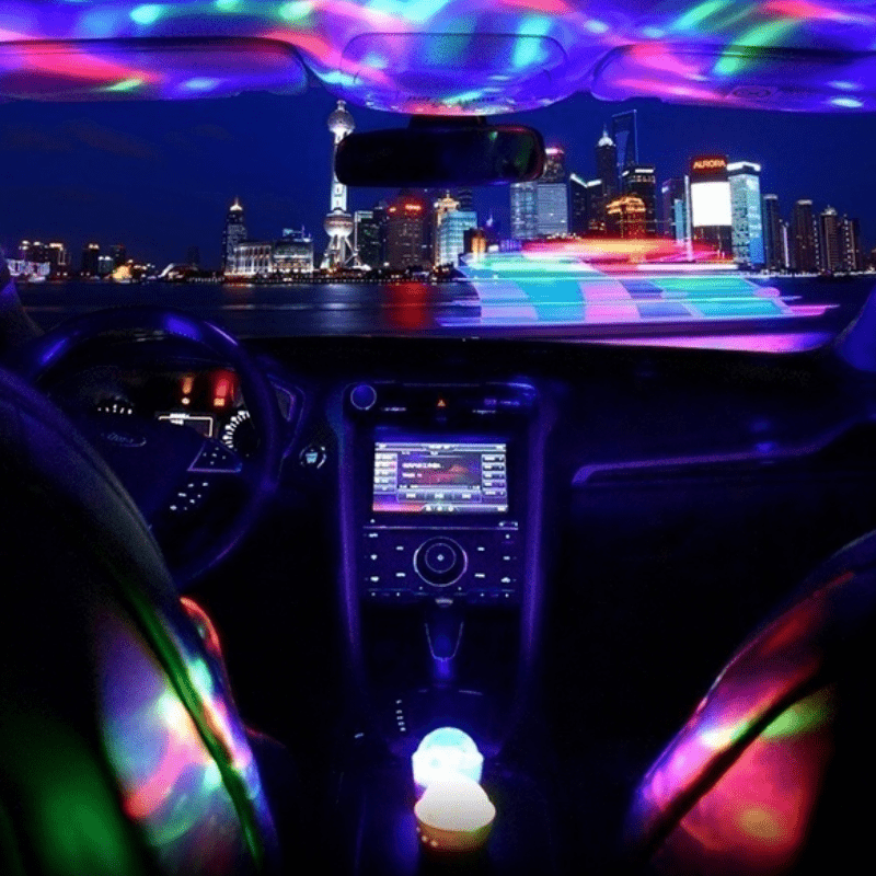ไฟตกแต่งภายในรถยนต์ LED USB หล - Car Interior Neon Light Usb บทวิจารณ์และราคา