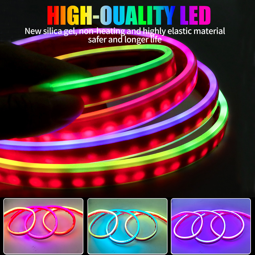 RGB แบบไดนามิก Scan Start Up D - Car Led Strip 12V Waterproof บทวิจารณ์และราคา