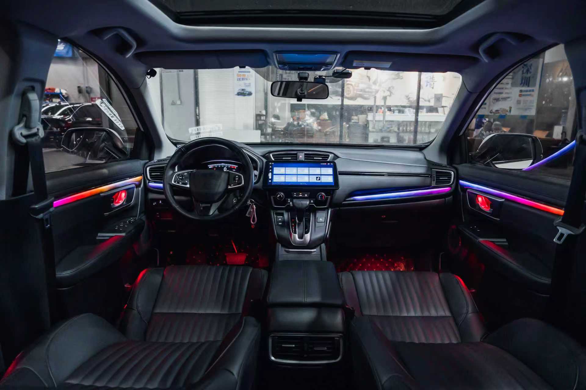 ชุดไฟ LED ตกแต่งภายในรถยนต์ 64 - Car Ambient Lighting 64 Color บทวิจารณ์และราคา