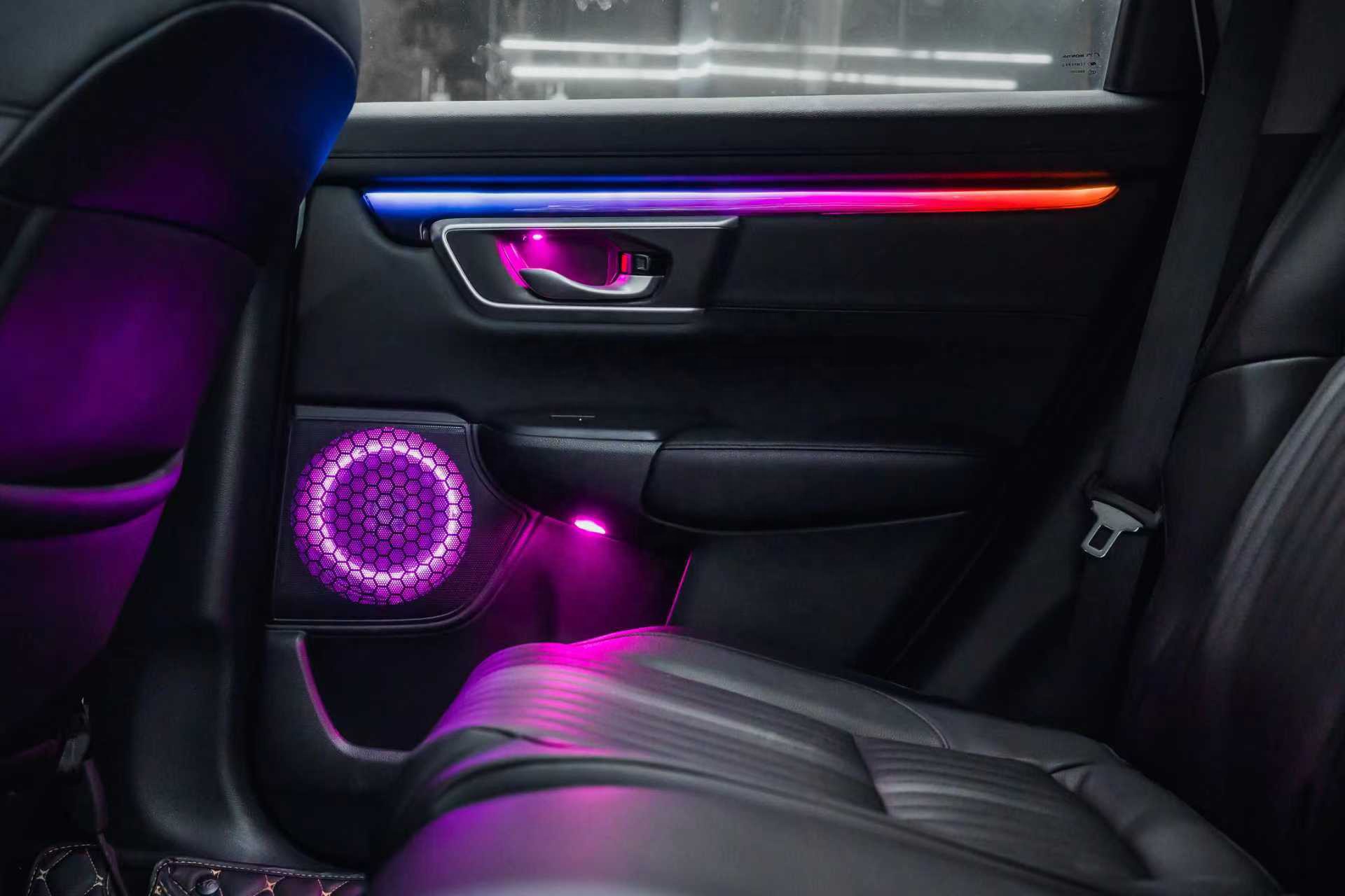 ชุดไฟ LED ตกแต่งภายในรถยนต์ 64 - Car Ambient Lighting 64 Color บทวิจารณ์และราคา