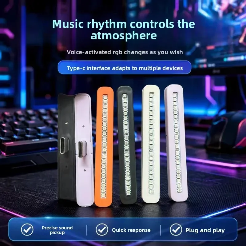 ไฟ RGB ขนาดเล็กแบบ USB-C ที่ปร - Car Ambient Light Sound Activated บทวิจารณ์และราคา