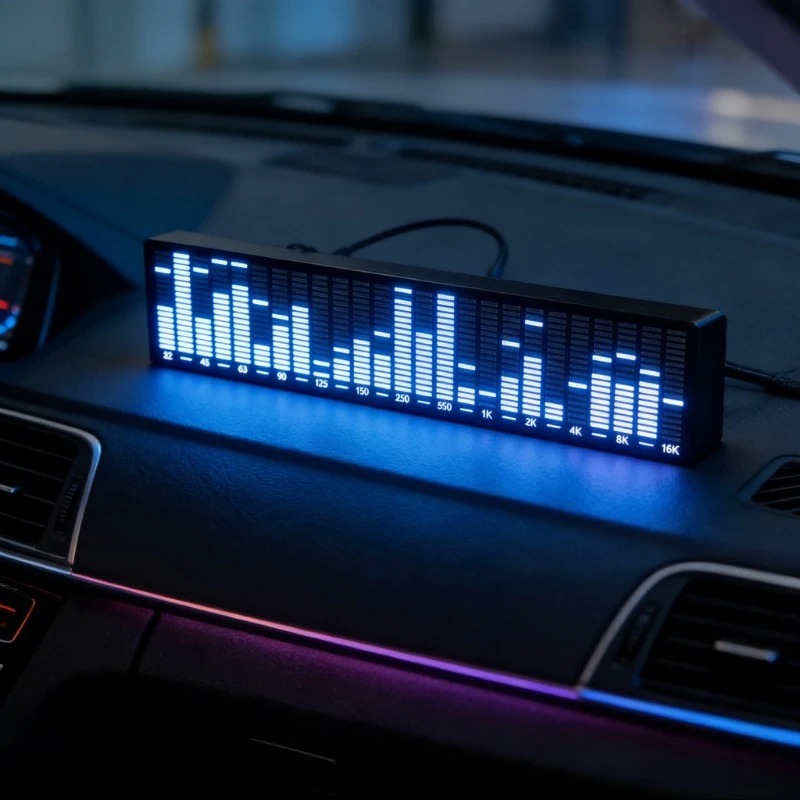 ไฟ LED ควบคุมเสียงสำหรับรถยนต์ - Car Ambient Light Sound Activated บทวิจารณ์และราคา