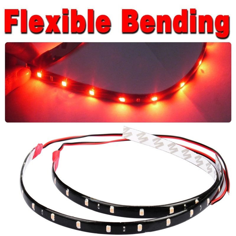 6PCS กันน้ํา 15 SMD DC 12V มอเ - Car Led Strip 12V Waterproof บทวิจารณ์และราคา