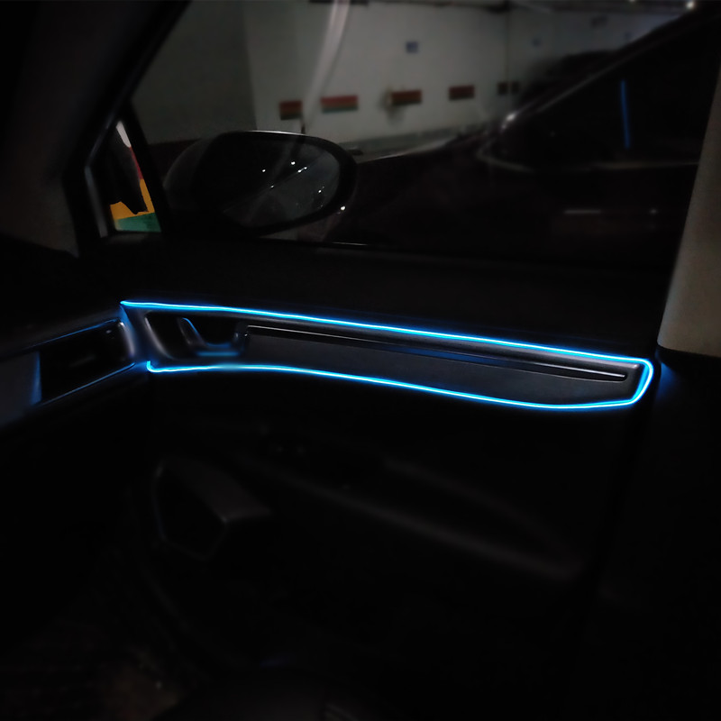 1 M/3 M/5 M ภายในรถ Led โคมไฟต - Car Interior Neon Light Usb บทวิจารณ์และราคา