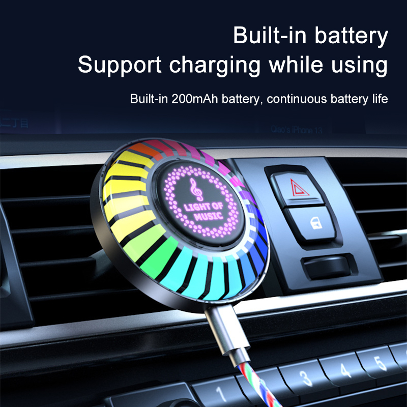 ไฟตกแต่งช่องแอร์รถยนต์แบบ LED  - Car Ambient Light Sound Activated บทวิจารณ์และราคา