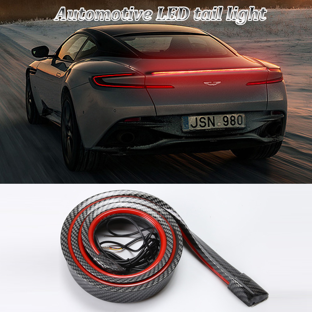 แบบไดนามิก 120 ซม.รถคาร์บอนสีด - Car Led Strip 12V Waterproof บทวิจารณ์และราคา