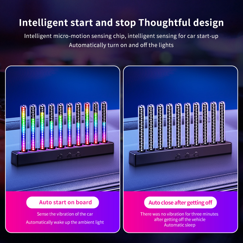 ไฟส่องสว่างภายในรถยนต์ ไฟส่องส - Car Ambient Light Sound Activated บทวิจารณ์และราคา