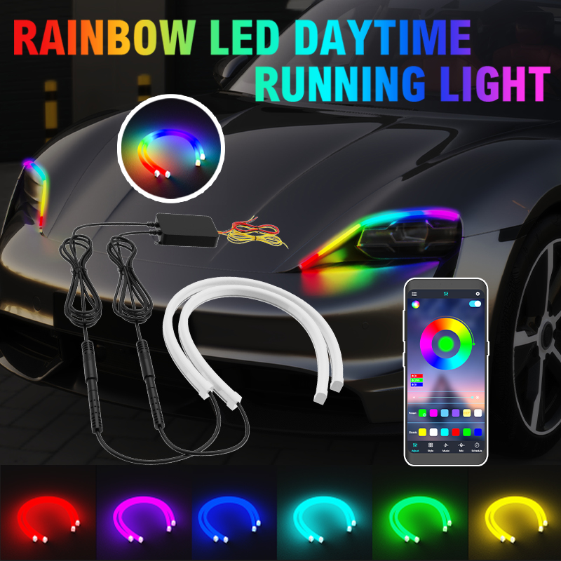ไฟเดย์ไลท์ LED สำหรับรถยนต์ 2  - Car Led Strip 12V Waterproof บทวิจารณ์และราคา