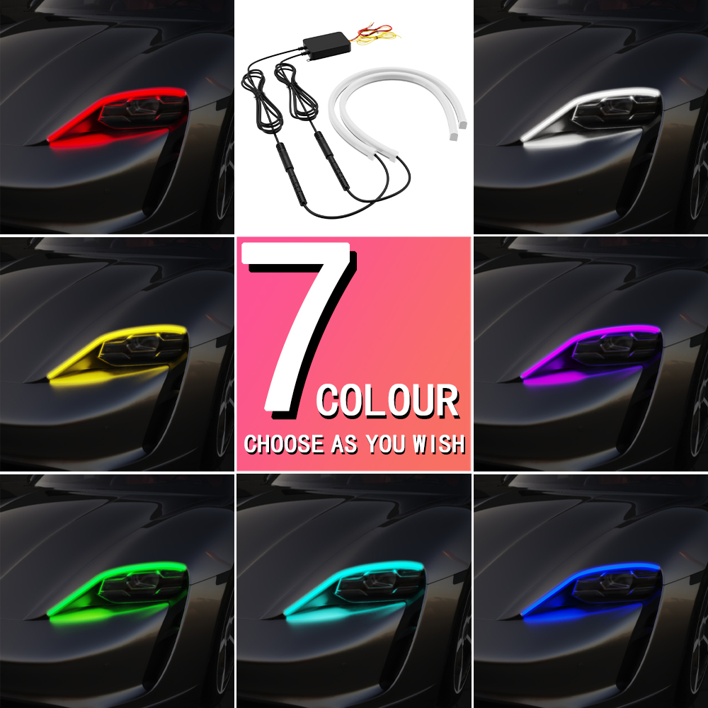 ไฟเดย์ไลท์ LED สำหรับรถยนต์ 2  - Car Led Strip 12V Waterproof บทวิจารณ์และราคา