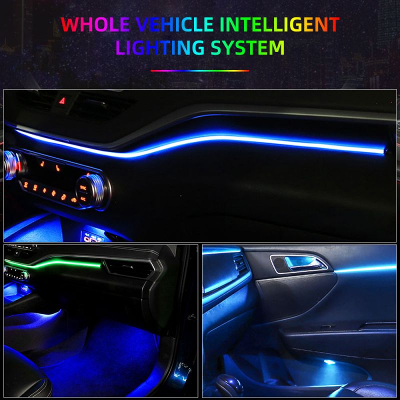 ไฟตกแต่งภายในรถยนต์ LED 64 สี  - Car Dashboard Light Fiber Optic บทวิจารณ์และราคา