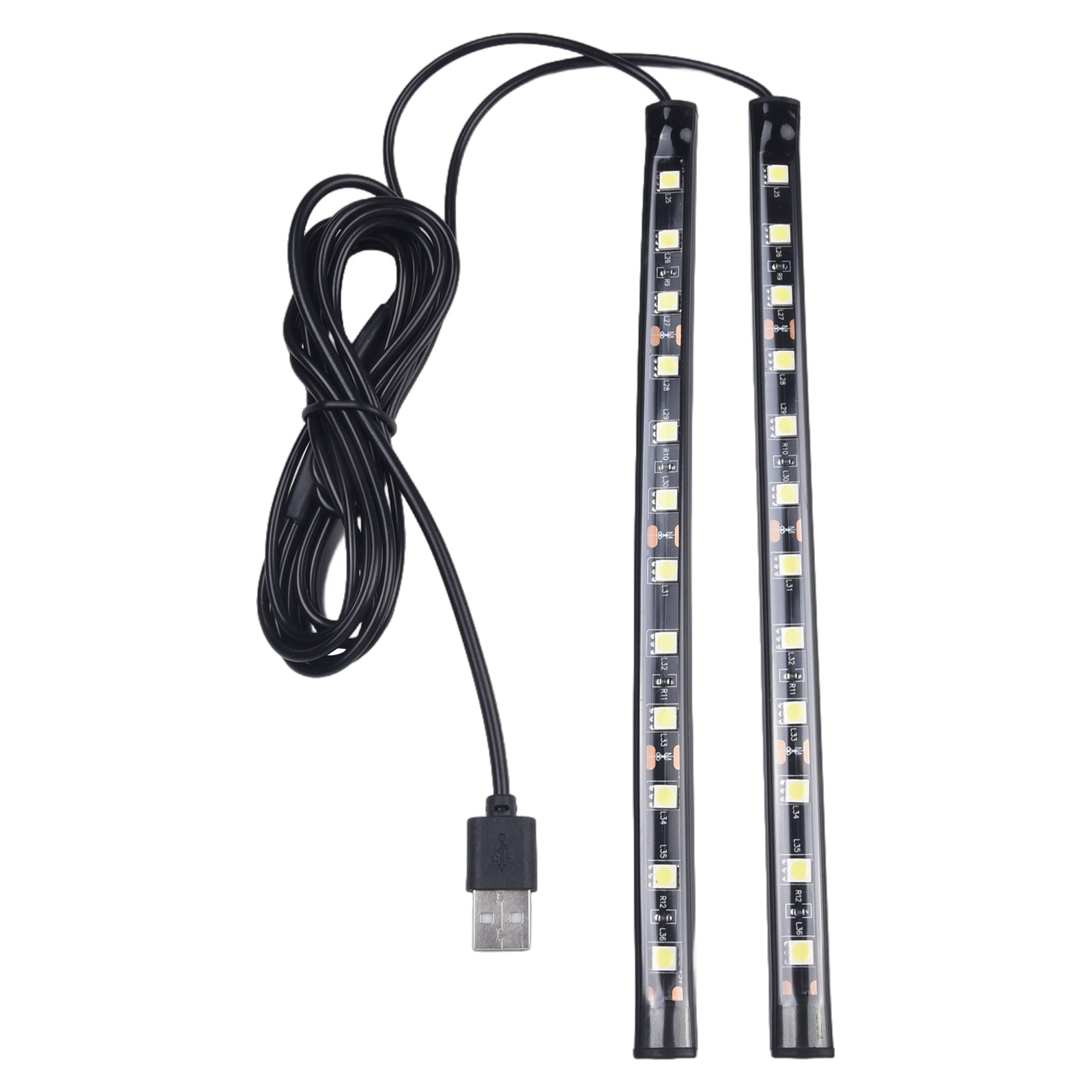 ไฟ LED สำหรับพื้นรถยนต์ 1.3 เม - Car Interior Led Strip App Control บทวิจารณ์และราคา