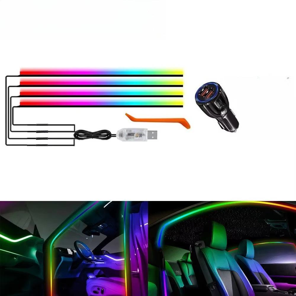 ชุดไฟตกแต่งภายในรถยนต์ Symphon - Car Ambient Light Kit With Remote บทวิจารณ์และราคา