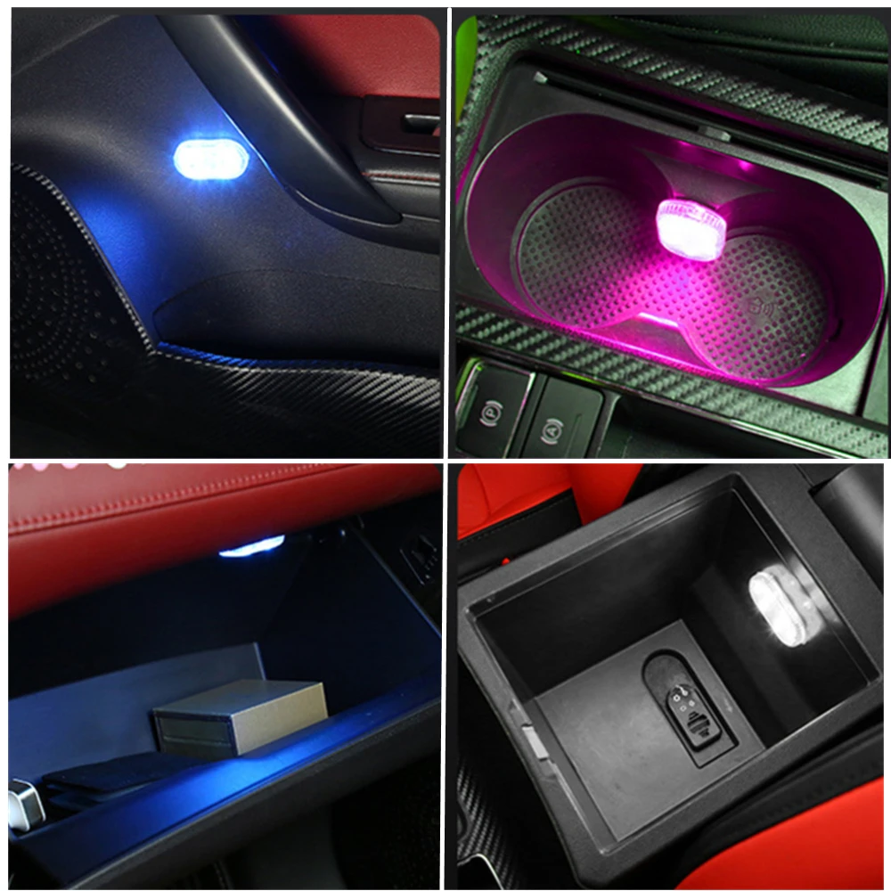 ไฟ LED ไร้สายสําหรับภายในรถยนต - Car Interior Neon Light Usb บทวิจารณ์และราคา