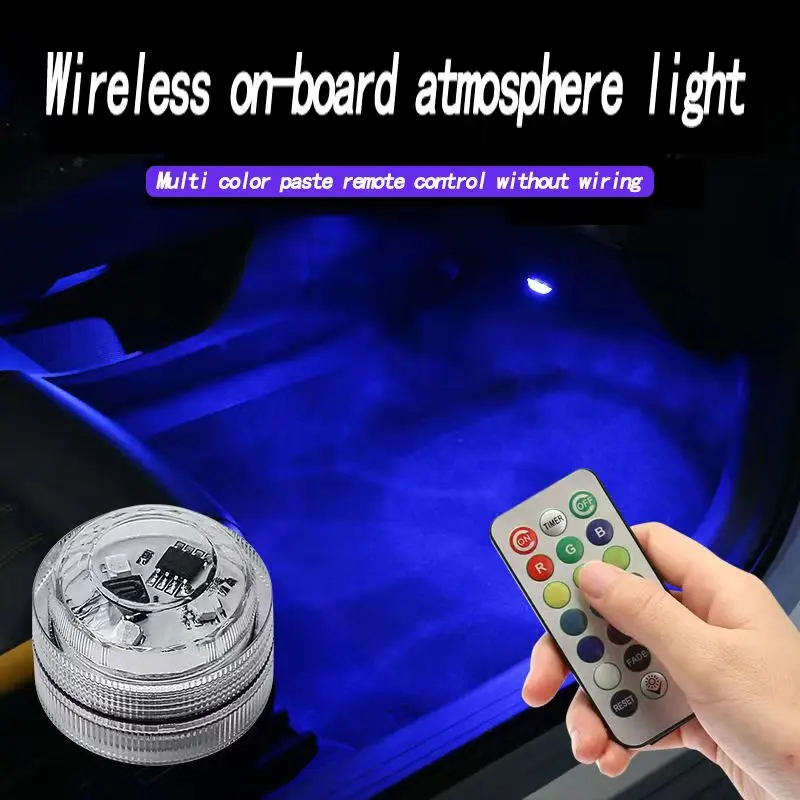 ไฟ LED ติดภายในรถแบบไร้สายมีกา - Car Ambient Light Kit With Remote บทวิจารณ์และราคา
