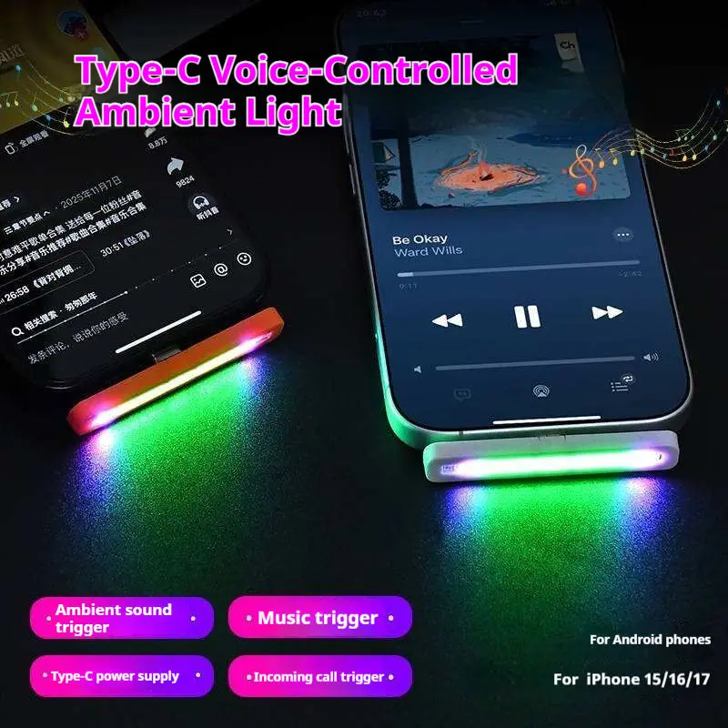 ไฟบรรยากาศในรถยนต์แบบมินิ LED  - Car Ambient Light Sound Activated บทวิจารณ์และราคา