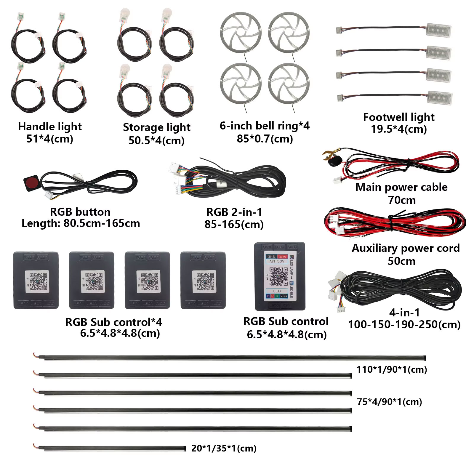 สำหรับแอปควบคุมไฟบรรยากาศ ใช้ไ - Car Interior Led Strip App Control บทวิจารณ์และราคา