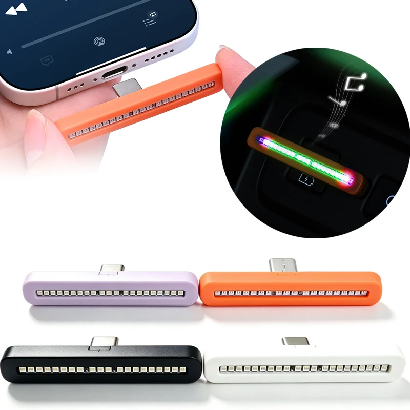 ไฟ LED บรรยากาศ RGB สำหรับรถยน - Car Ambient Light Sound Activated บทวิจารณ์และราคา