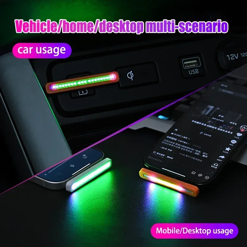 ไฟ LED สร้างบรรยากาศในรถยนต์ R - Car Ambient Light Sound Activated บทวิจารณ์และราคา